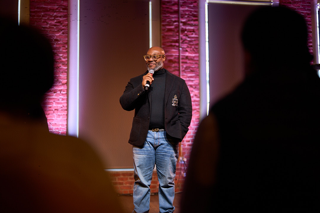 Pastor speaking at Morning Encounter